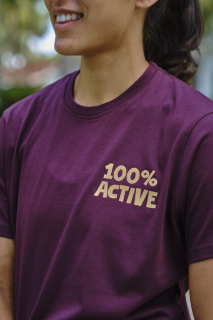 100% Active Tee - Lilac