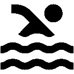 Swimming activities icon used in Sol Fitness Resorts aqua programs